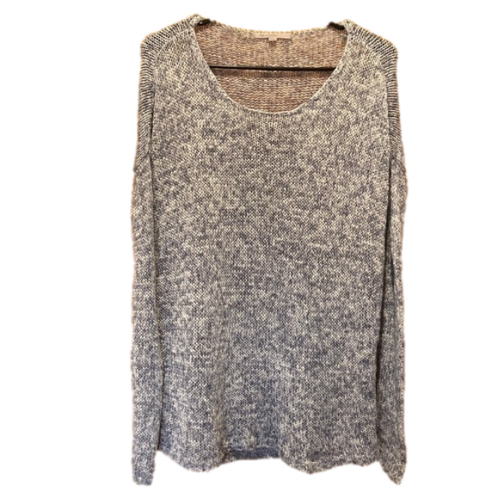 Gap Blue/Grey Scoop Neck Sweater Size XS